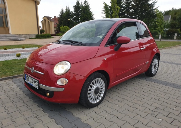 Fiat 500 cena 21900 przebieg: 110759, rok produkcji 2010 z Rzeszów małe 742